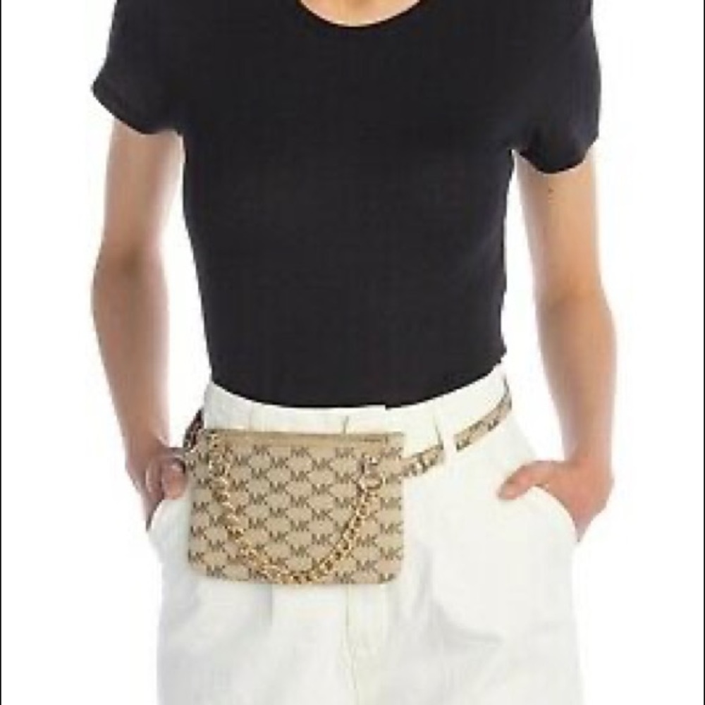 MICHAEL KORS MK Chain Belt Bag